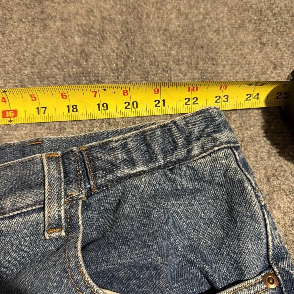 Vintage L.L. Bean Denim Jeans Mens Size 46x29 Blue Straight Cotton Made Mexico